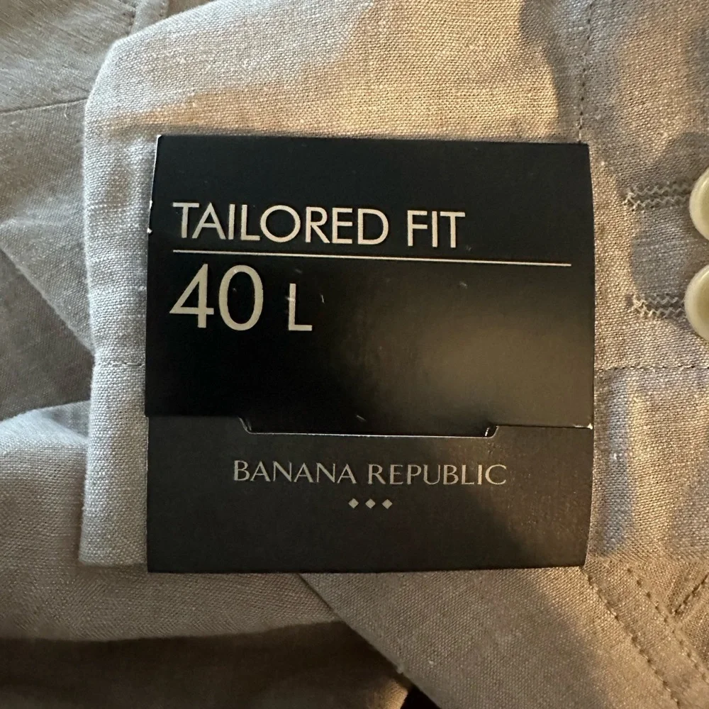 NWT Banana Republic Linen Tailored Fit Dress Jacket